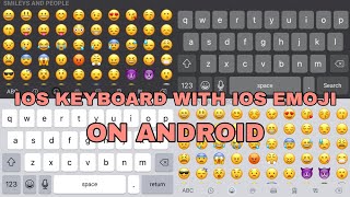 IOS KEYBOARD with IOS EMOJI for ANDROID | anatec screenshot 4
