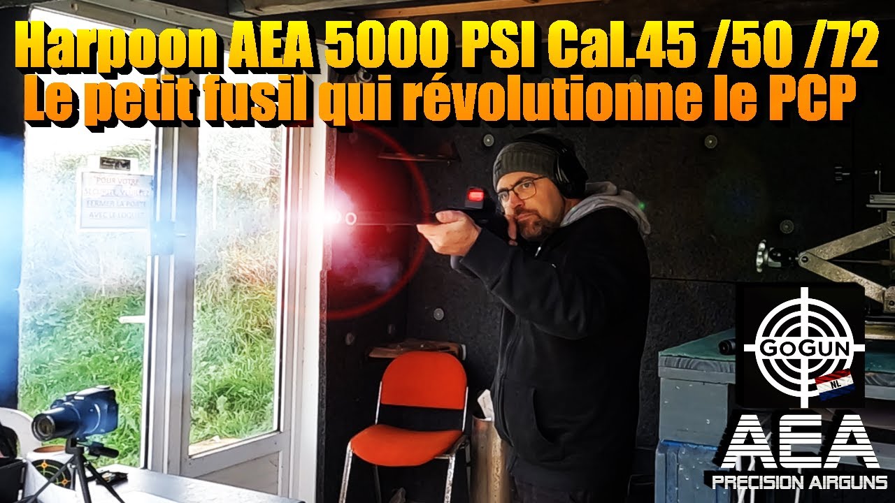 Harpoon AEA ! Le fusil PCP Magnum Cal.72 ! Le futur de l'air comprimé !