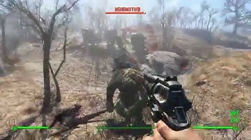 First encounter with a Super Mutant Behemoth Fallout 4