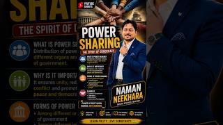 CLASS-10 NCERT || POLITY|| POWER SHARING IN 60 SECONDS|| YtShort|| Fekology by Naman Neekhara