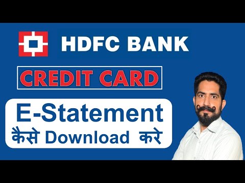 How to Download HDFC Bank Credit Cards Bill Statement