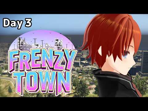 【#FRENZYTOWN】今日はどんな悪い事ができるかな？Day3 GTA5【#法生コウ/Vtuber】