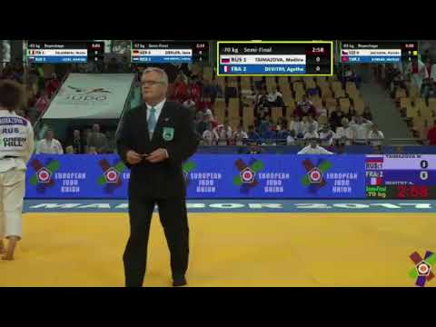 რუს ძიუდოისტს შიდაობისას მობილური ტელეფონი ამოუვარდა