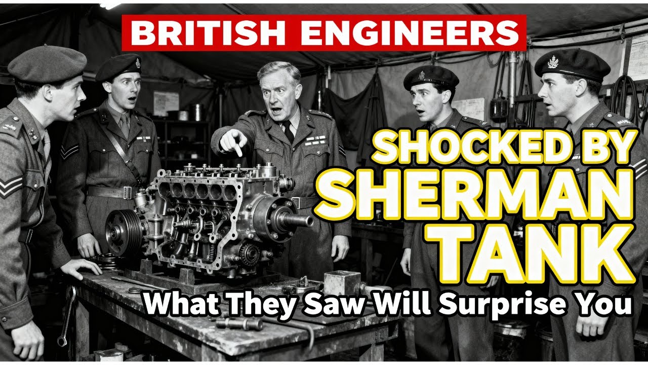 British Engineers Shocked by American Sherman Tank — What They Saw Will Surprise You
