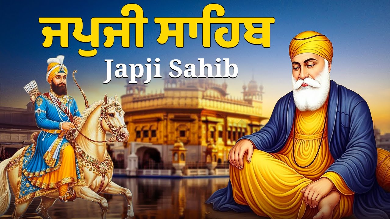 Morning Prayer (ਜਪੁਜੀ ਸਾਹਿਬ )Japji Sahib - ਬਹੁਤ ਹੀ ਮੀਠੀ ਆਵਾਜ਼ ਵਿਚ - Lyrical Video 