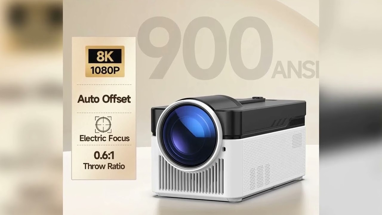 A must-have product! Magcubic 8K Ultra Short Throw Projector with Auto Offset 4K 1080P 900ANSI BT5