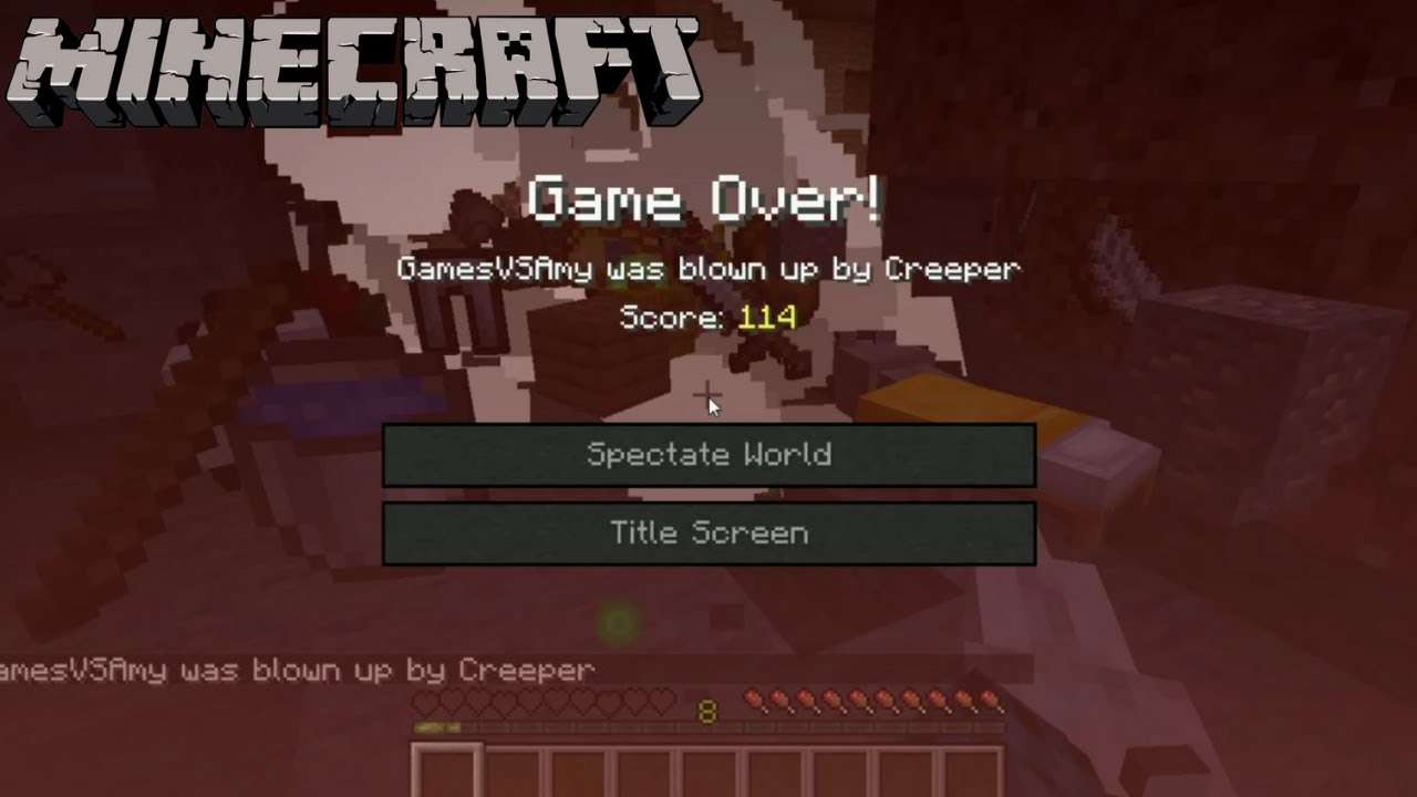 I Played Hardcore Minecraft For The First Time - YouTube