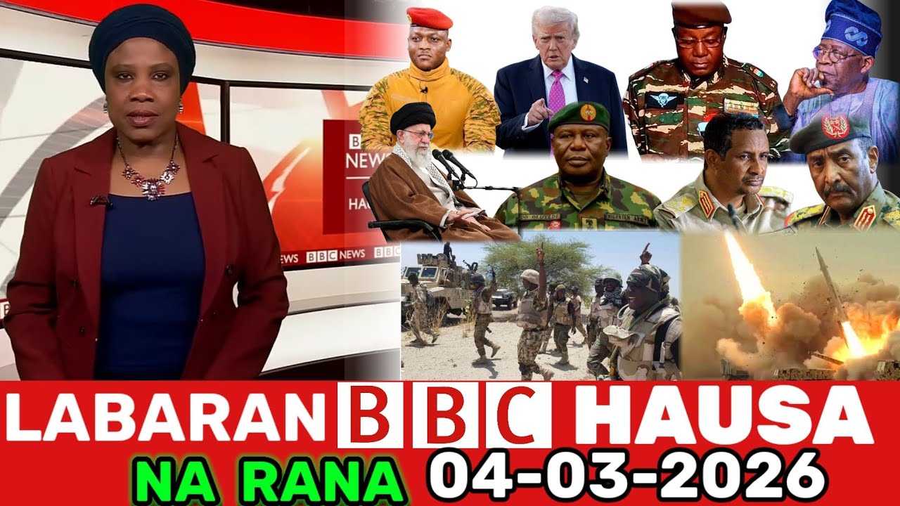 #BBC HAUSA LABARAN YAU NA RANA 04-03-2026 labaran niger na juyin mulki #bbchausa #labaran duniya
