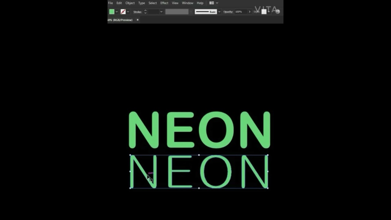 Adobe Illustrator Tutorial in Neon Effect | Design Guru