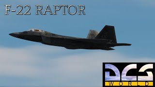 F-22 RAPTOR DEMO | DCS WORLD | ROGER GAMING screenshot 1