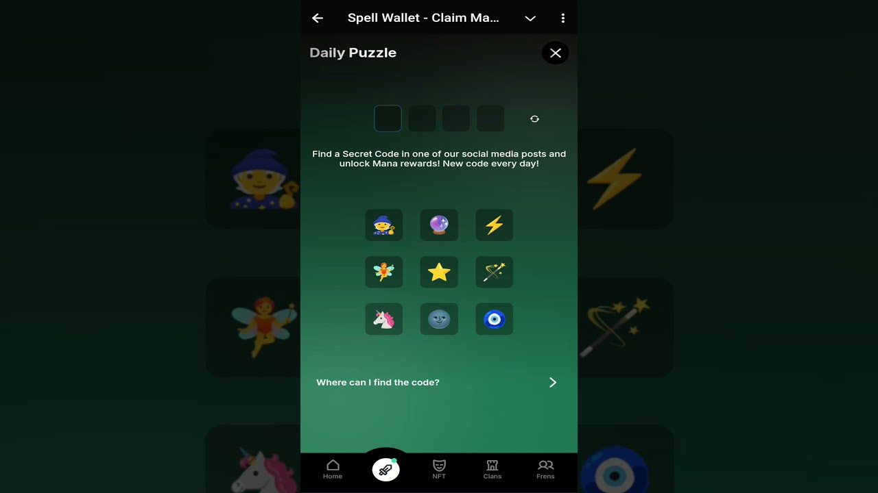 Spell wallet daily puzzle combo 20 October