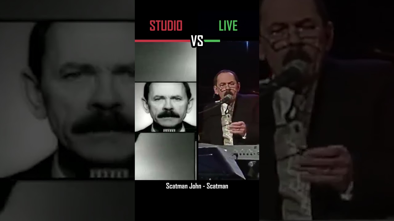 STUDIO vs LIVE: Scatman John - Scatman (Ski-Ba-Bop-Ba-Dop-Bop) - 