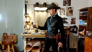 How to do the Road agent spin fast. And two other cowboy gunspins!