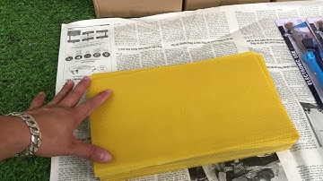 Chân tầng ong nội tiêu chuẩn làm bằng sáp cỏ, sáp nguyên chất. Ong tiếp nhận cực kì tốt