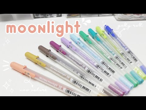 🌃✨ SAKURA GELLY ROLL MOONLIGHT (review + swatches ) / New Gelly Roll Moonlight