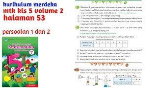 Matematika kelas 5 volume 2 halaman 53 kurikulum merdeka