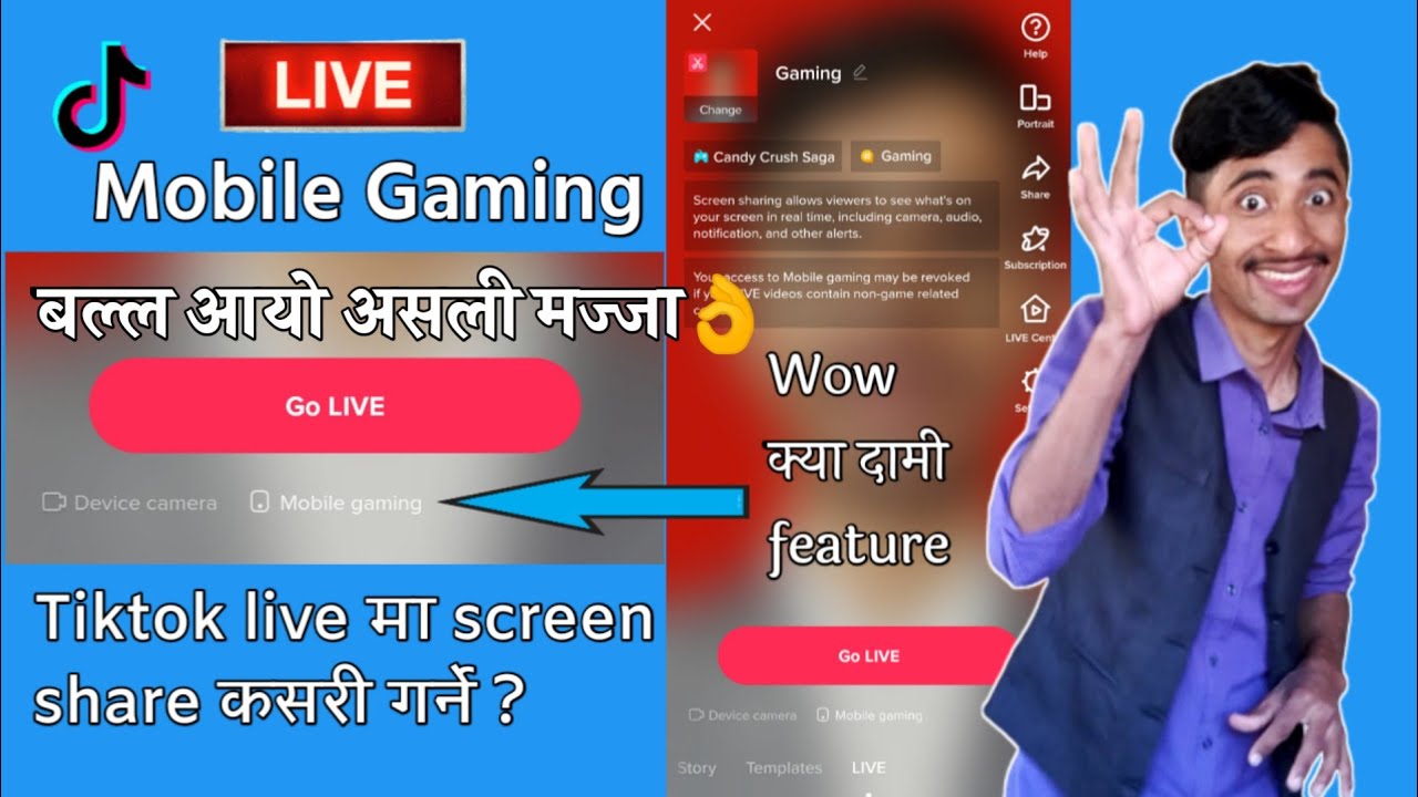 How to enable mobile gaming option on tiktok live How to do Tiktok