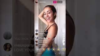 Malu Trevejo dance on Instagram live