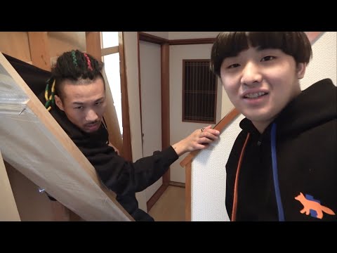 【その後の動画】友達の家の中に勝手に滑り台作ってみたドッキリ