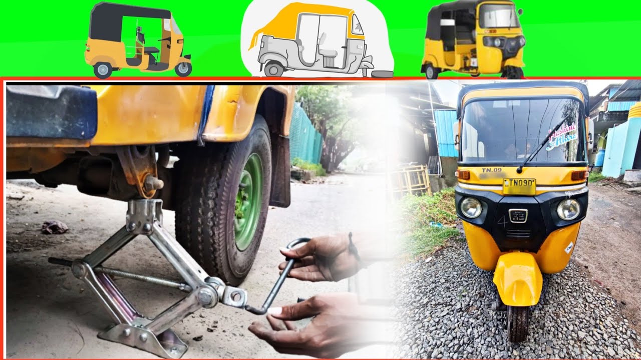  Auto🛺 tyre🔧 மெயின்டனன்ஸ் PART 02 #auto#autokaran#tyre#automaintenance# Motiv 