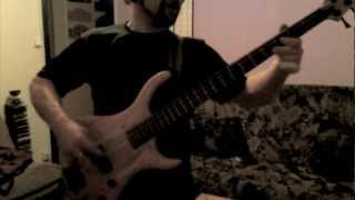 lightning bolt, captain caveman,  bass cover