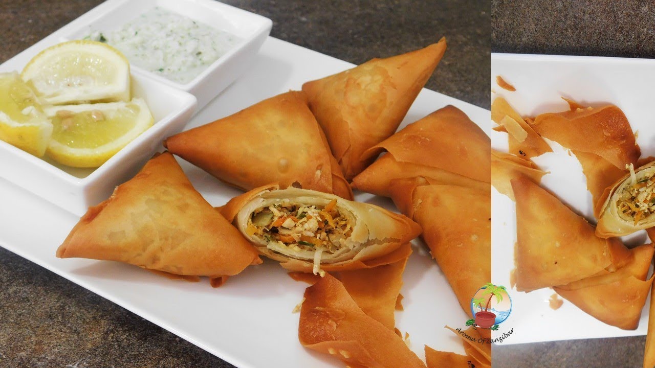 SAMBUSA ZA KUKU KWA KUTUMIA MANDA ZA MAFUTA