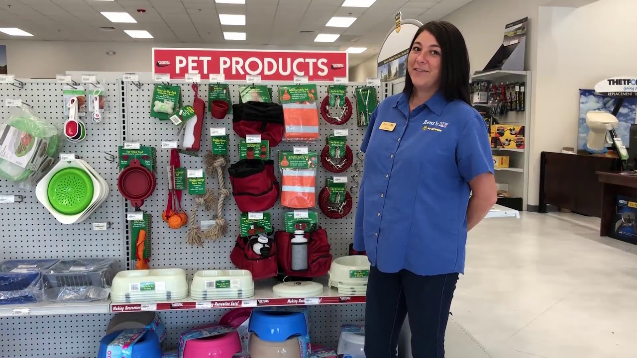 Pet Products at Bent's RV!