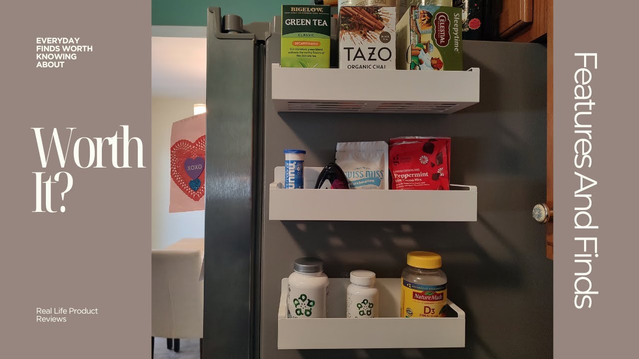 Add Shelf Space With This  Magnetic Shelf Organizer 3 Pack