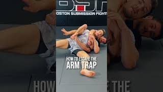 How to escape the arm trapped from rear mount | BJJ Escapes