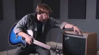 Fender Acoustasonic 90 90W Acoustic Combo Amp Brown Textured Vinyl Covering w/Black Grille Cloth