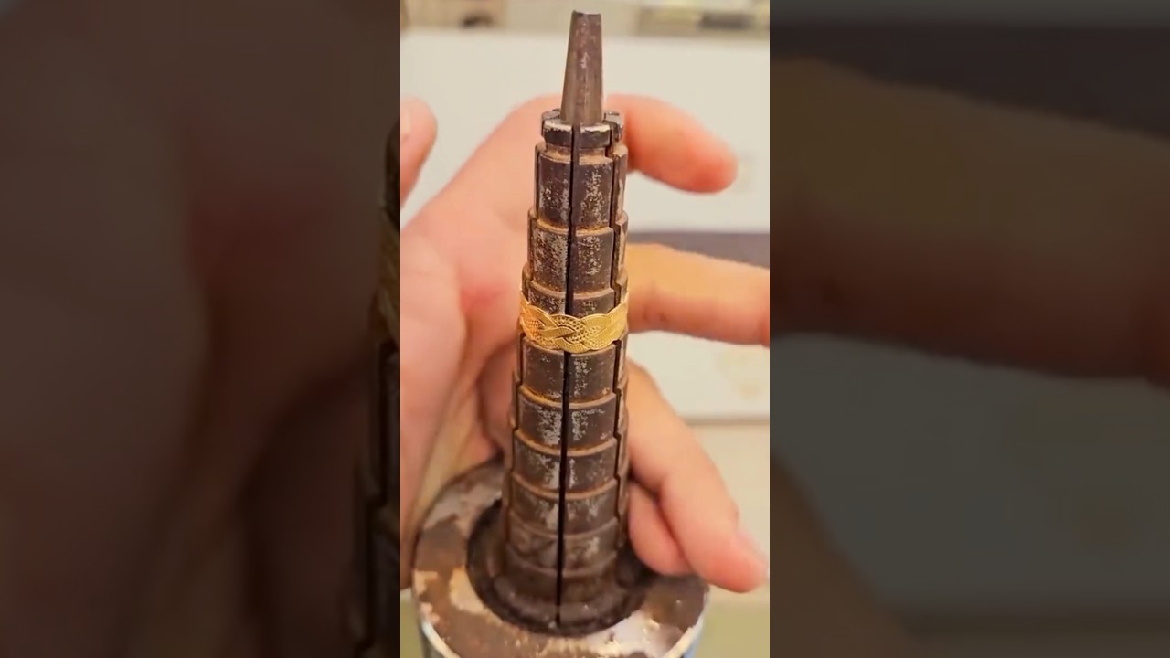 Handcrafted Gold Ring Making Process 🎉  