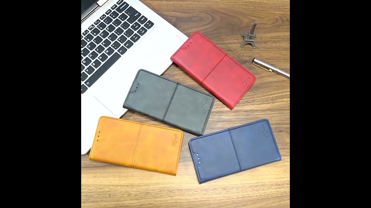WBWONE Funda Tipo Cartera Para Huawei Nova 12i, De Cuero PU Con Cierre Magnético, Soporte Ajustable Y Ranuras Para Tarjetas, Protección Total Contra Golpes Y Arañazos - Negro