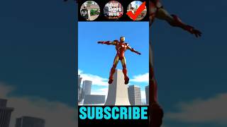 Iron man Suit Challenge 🤯 In Gta Vs ITAS Vs IBD3D 💥#gaming #gtaindia #itas #ibd3d