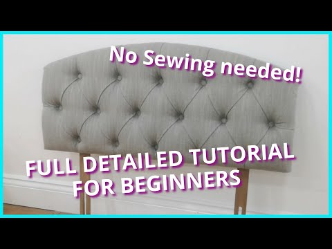 DIY | COMO para estofar A ADORNADO HEADBOARD | DETALHADA UPHOLSTERY TUTORIAL | FaceLiftInteriors