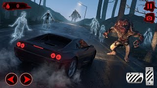 Scary Car Driving Gameplay  Racing Simulation  Zombie Highway Escape  Haunted Road Stunts​ #youtube  screenshot 2