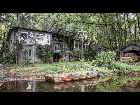 Engineer's Hidden ABANDONED Lake House with Everything Inside | Time Capsule
