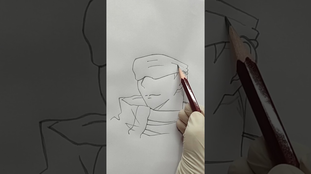 Day 30 of Drawing Daily | Anime Drawing | Gojo Satoru | Jujutsu Kaisen