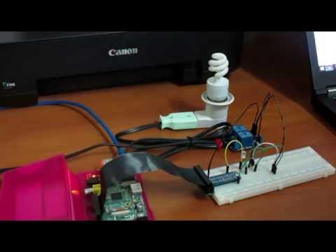 ทดสอบการเปิดปิดหลอดไฟผ่านเว็บด้วย Raspberry Pi