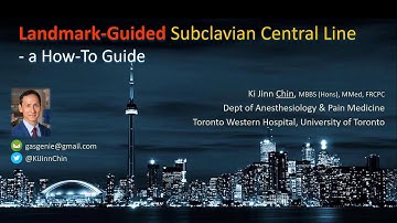 LANDMARK-guided Subclavian Central Line Insertion - a How-To Guide