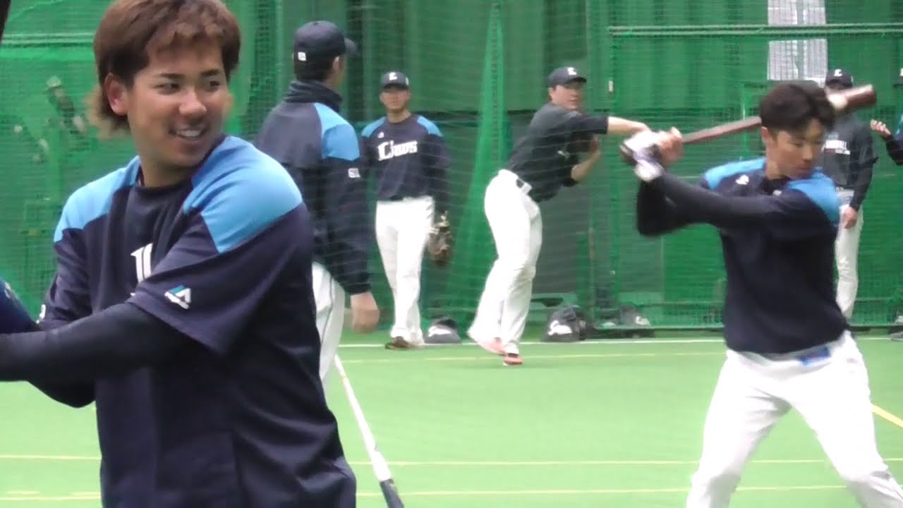 試合前の柔軟ストレッチ 西武ライオンズ Youtube
