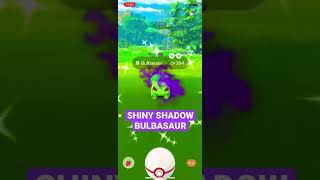 SUPER RARE SHINY SHADOW BULBASAUR in POKÉMON GO!! screenshot 1
