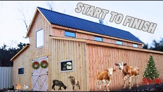 TIMELAPSE - Post & Beam Barn Kit Build by Amish