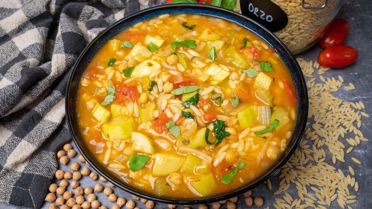 Leek and Fennel Soup with Orzo YouTube