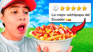 Probando La Mejor Salchipapa Del Ecuador