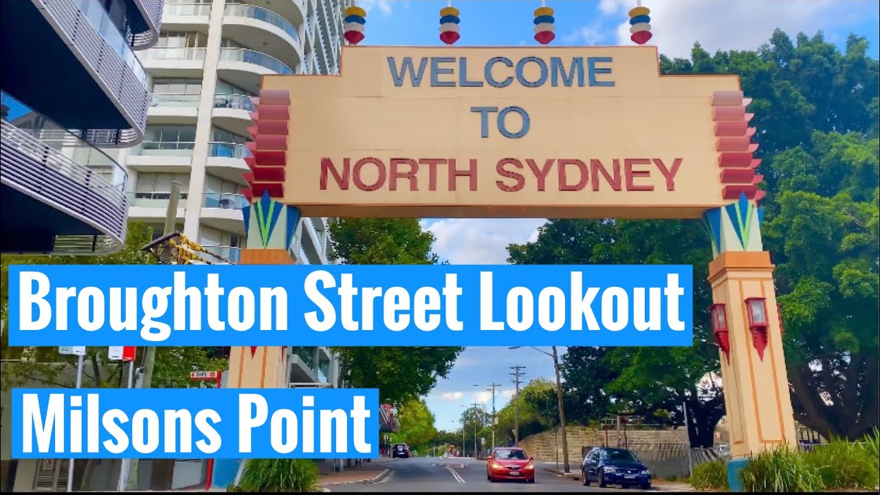 Drive Around North Sydney Milsons Point Lavender Street Broughton