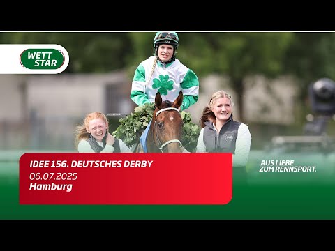 IDEE 156  Deutsches Derby | Sieger  Hochkönig inkl  Siegerinterviews und Siegerehrung