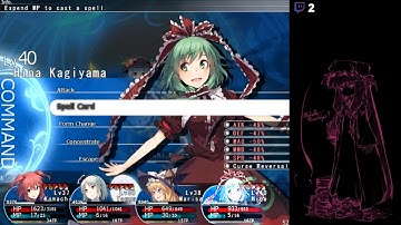 Labyrinth of Touhou 2 Hard Mode - Tenshi Hinanawi boss fight