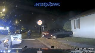 Dodge Charger Runs From GSP and Crashes Into Savannah PD Cruiser | Driver Gets TAZED