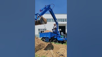 Si unlike truck-mounted digging machine with multiple functions, saving time, effort and labor.