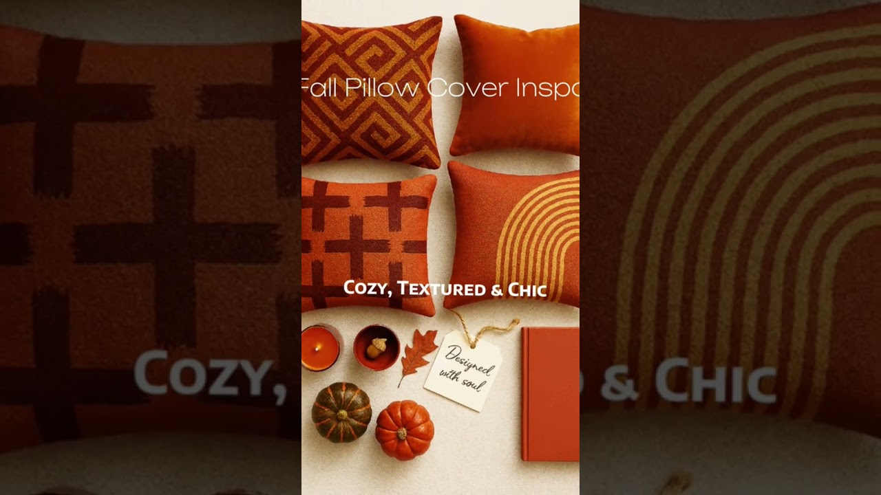 Fall Home Decor Pillow Inspo🍂 